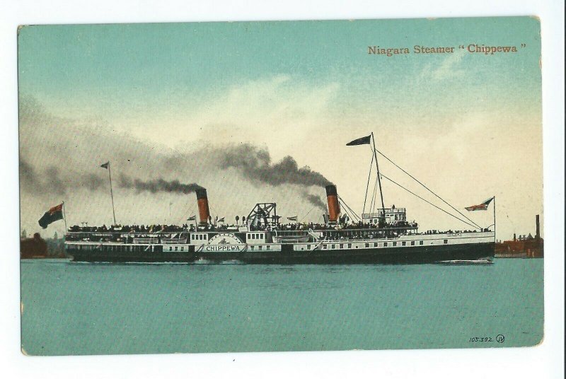 Postcard Niagara Steamer Chippewa VPC01.