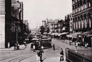 Washington D C Looking Down F Street N W Circa 1900