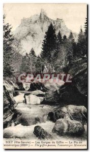 Postcard Old Sixt Haute Savoie Gorges Giffre's Peak Tanneverges