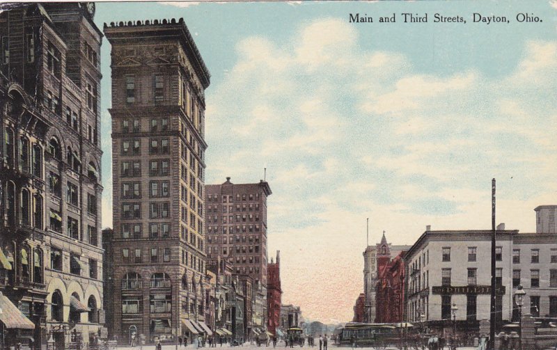 DAYTON, Ohio; Main and Third Streets, 00-10s