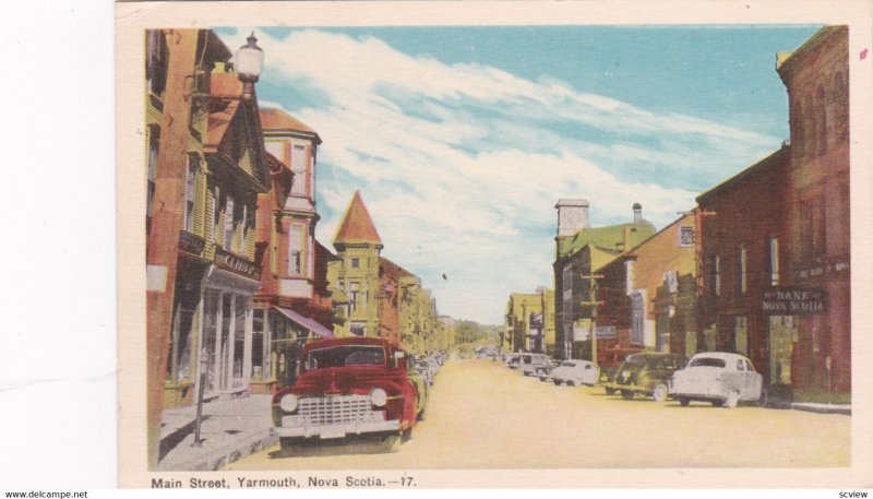 YARMOUTH , Nova Scotia , Canada, 1930s ; Main Street