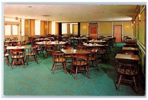 Rockford Illinois IL Postcard Dining Wesley Willows Retirement Home Scene c1960s