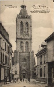 CPA Felletin Église du Moustiers Clocher des Dentelles (121704)