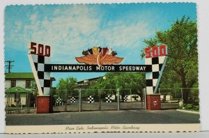 Indianapolis Motor Speedway Main Gate Vintage Postcard P10