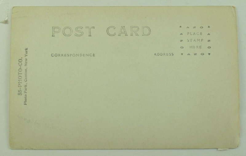 C.1905-10 RPPC Charming Highway Approach, Meacham Lake N.Y. Vintage Postcard F27