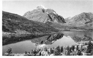 Postcard RPPC Looking Glass, on Two Medicine Lake, MT. S6