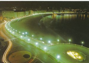 Spain Postcard - La Coruna - Paseo Maritimo Orzan-Riazor - Ref TZ5450