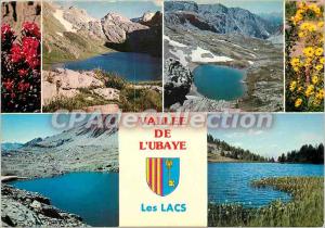 Postcard Modern Ubaye Valley Lakes