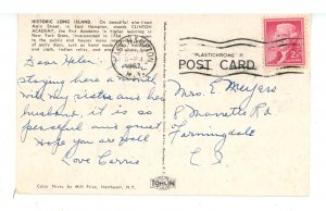 NY - Long Island, East Hampton. Clinton Academy on Main Street