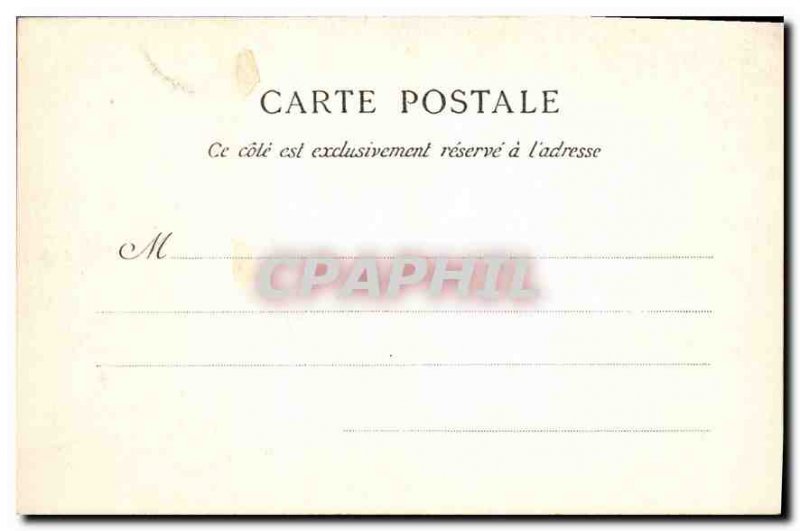 Old Postcard Cluny Museum of the Baths General view