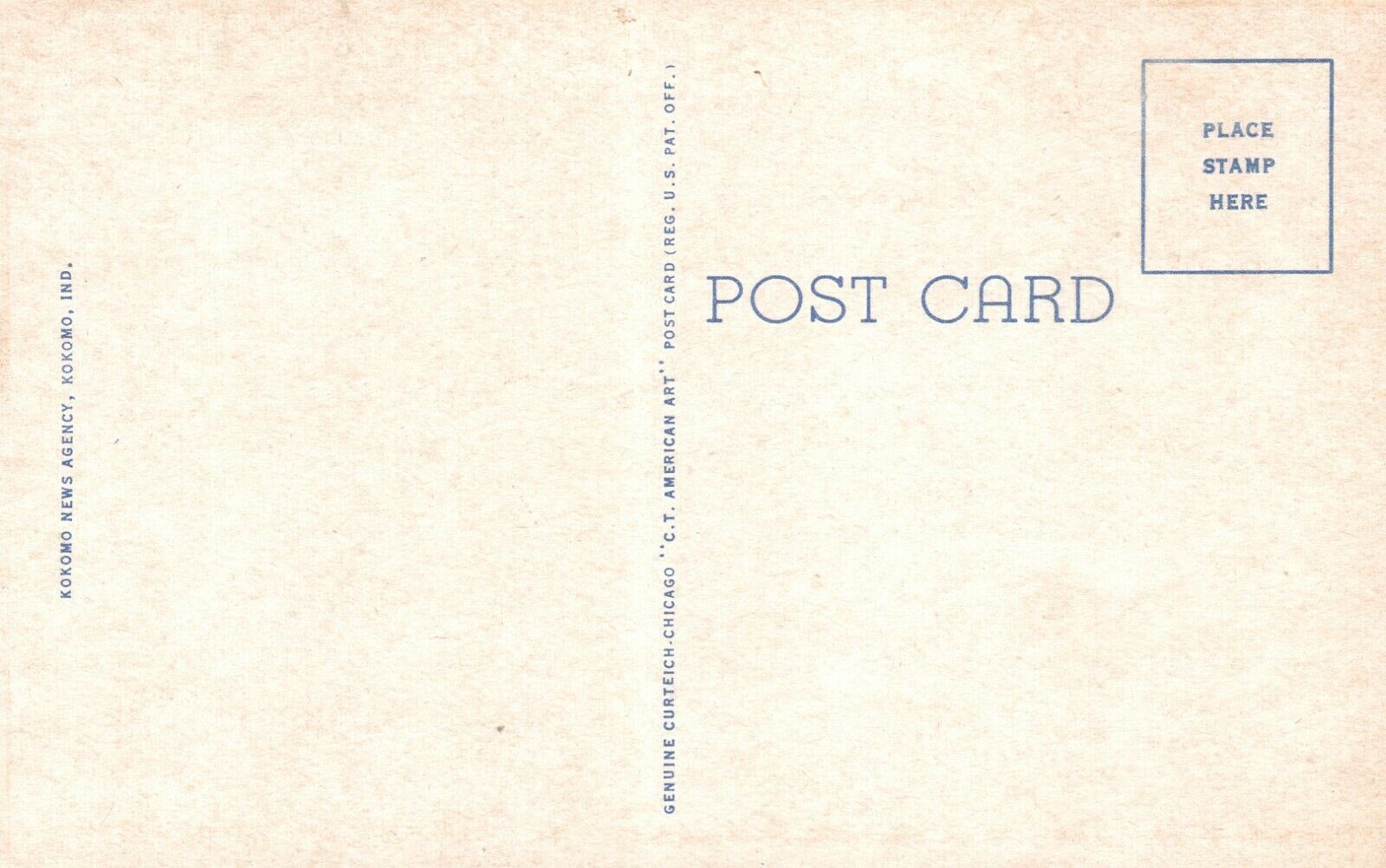 Vintage Postcard 1920's Howard County Court House Kokomo Indiana IN