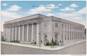 Post Office , ROCKFORD , Illinois , 30-40s