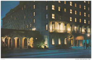 CHARLESTON, South Carolina, 1940-1960's; The Mills Hyatt House, Night Scene