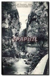 Old Postcard Dauphine Route Grande Chartreuse Entree Desert