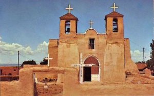 US Rancho De Taos Church New Mexico Petly Postcard NM - nice View