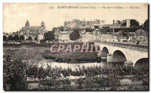 Postcard Old Saint Aignan View of the castle