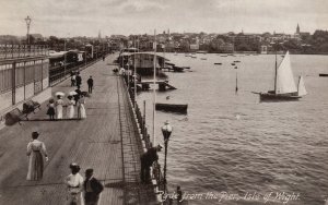 Vintage Postcard Ryde From The Pier Isle Of Wight Island South Coast England