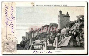 Postcard Ancient Monuments of France Historic Castle