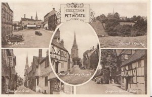 Sussex Postcard - Greetings From Petworth - Ref 2928A