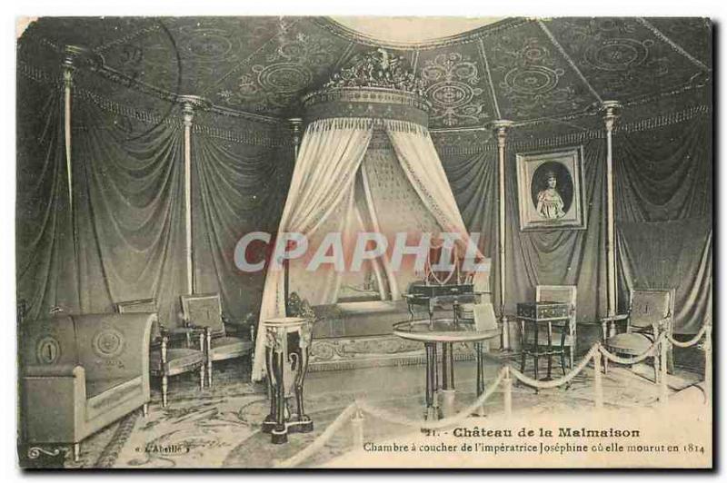 CPA Chateau de la Malmaison Chambre a coucher de l'Imperatrice Josephine 
