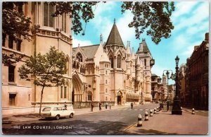 The Law Courts London England Street View and Buildings Postcard