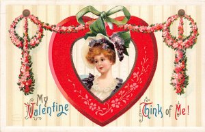 J20/ Valentine's Day Love Holiday Postcard c1910 Art Beautiful 37