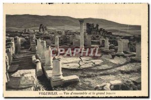 Old Postcard view of Volubilis & # 39Ensemble And The Great Basin