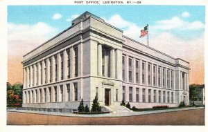 Vintage Postcard 1949 Post Office U.S. Postal Service Lexington Kentucky KY