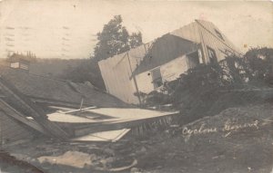H17/ Geneva New York RPPC Postcard 1913 Cyclone Disaster Home