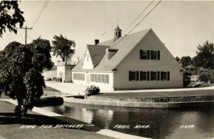 PC CPA US, MICH, PARIS, STATE FISH HATCHERY, REAL PHOTO Postcard (b14934)