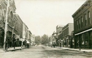 MO, Louisiana, Missouri, Third Street, Anheiser Bush Beer Sign, CU Williams,RPPC