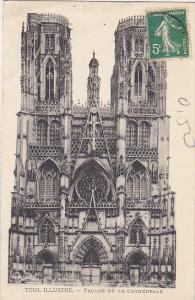 France Toul Facade de la Cathedrale