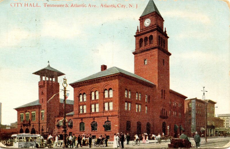 NJ - Atlantic City. City Hall at Tennessee & Atlantic Ave