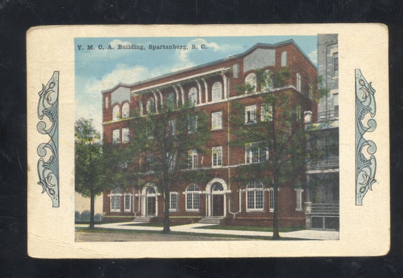 SPARTANBURG SOUTH CAROLINA SC YMCA BUILDING DOWNTOWN VINTAGE POSTCARD