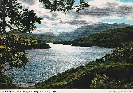 POSTAL B03881: Evening on the Lakes of Killarney Co. Kerry Ireland.