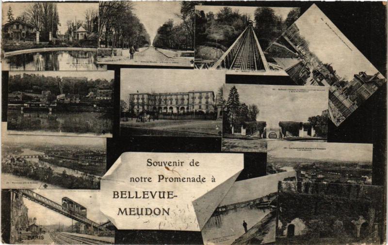 CPA BELLEVUE-Meudon Souvenir de notre Promenade (413589)