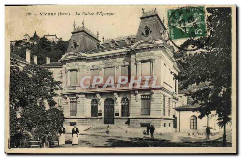 Old Postcard Bank Caisse d & # 39Epargne Vienna