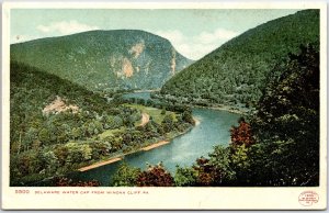 VINTAGE POSTCARD VIEW OF DELAWARE WATER GAP PENNSYLVANIA FROM WINONA CLIFF 1900s