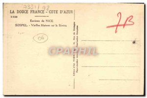 Old Postcard Sospel The Old Bridge and Bevera