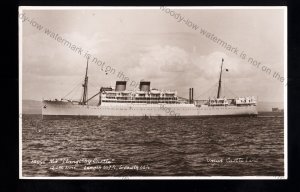 UC015 - Union Castle Liner - Llangibby Castle - postcard