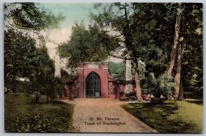 Vtg Mount Vernon Virginia Tomb Washington Postcard