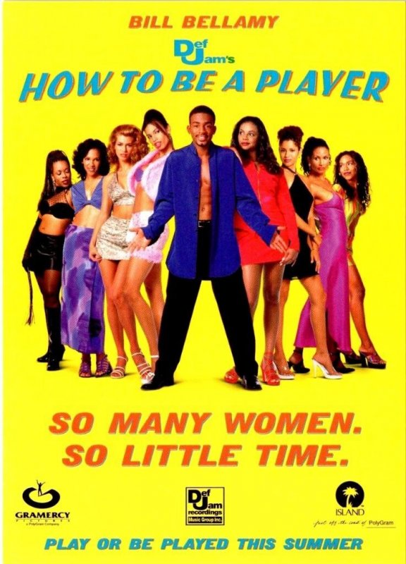 Movie Promo  DEF JAM'S HOW TO BE A PLAYER~Bill Bellamy  4X6 Advertising Postcard