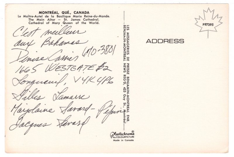 St. James Cathedral, Montreal, Quebec, Canada - The Main Altar