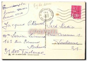 Le Mont Dore Modern Postcard Great waterfall