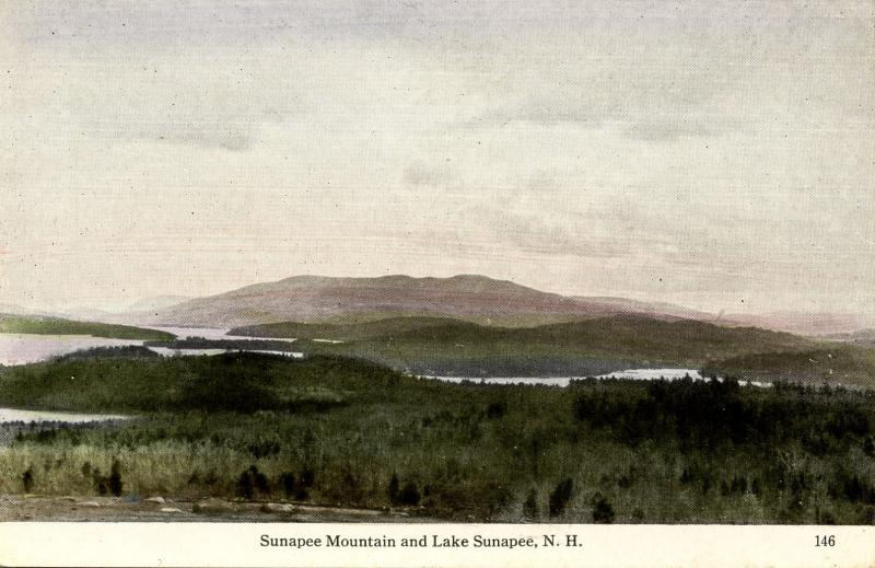 NH - Lake Sunapee. The Lake and the Mountain