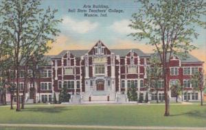 Indiana Muncie Arts Building Ball State Teachers College 1951 Curteich