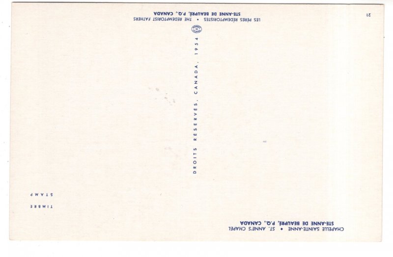 St Anne`s Chapel, Ste Anne De Beaupre, Quebec