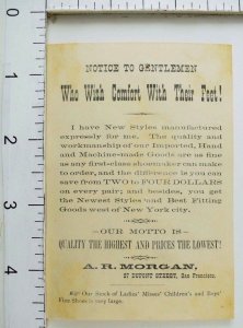 A.R Morgan Shoes Lady & Man Sitting Reading In Giant Shoes San Francisco P41