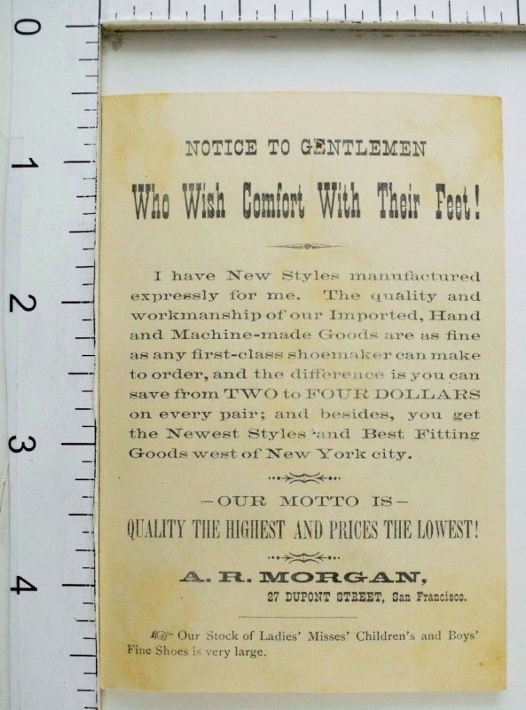 A.R Morgan Shoes Lady & Man Sitting Reading In Giant Shoes San Francisco P41