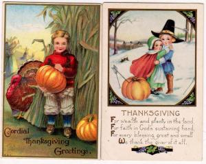 2 - Thanksgiving Cards, 